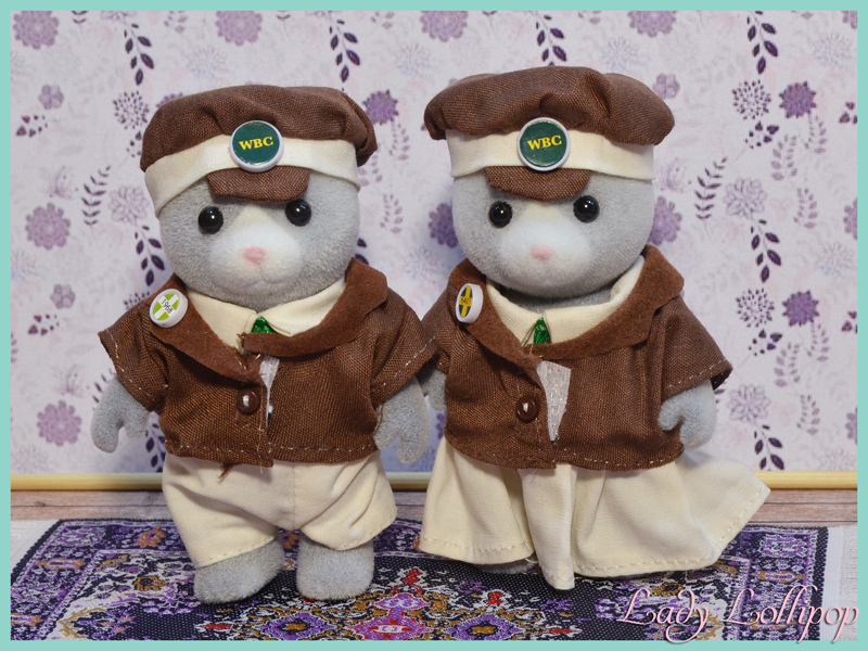 sylvanian families brown bear family