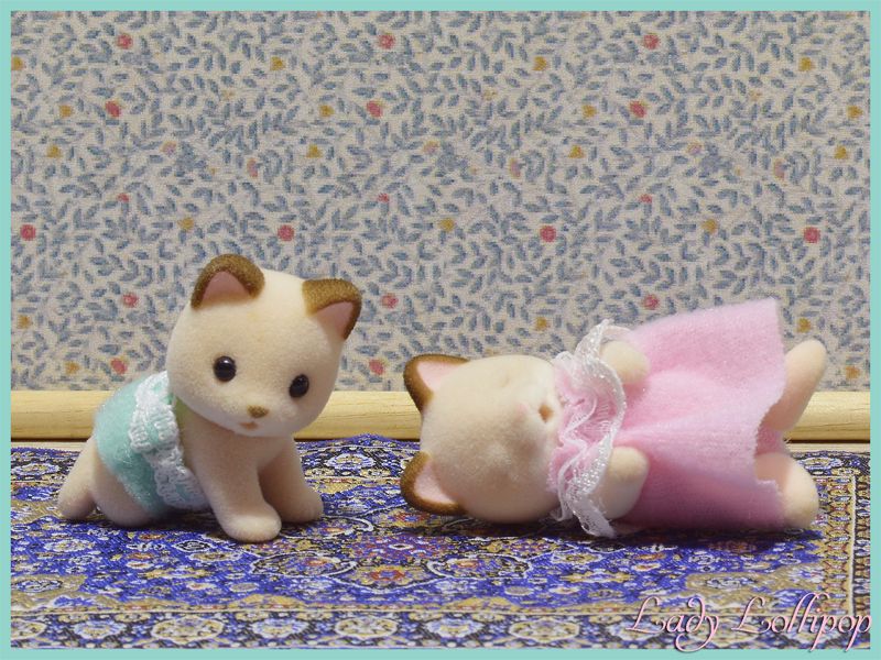 Sylvanian Families Keats Cat Twins