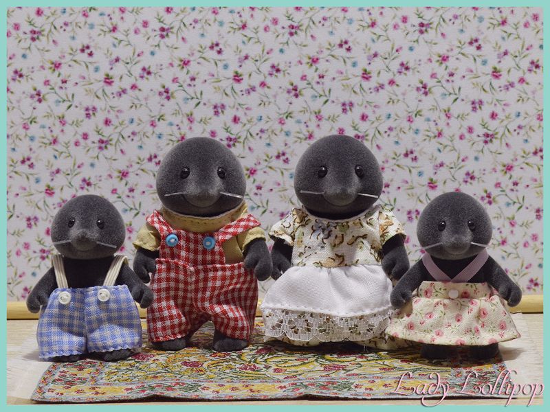 sylvanian families mole family